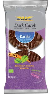 BonVita Rijstwafels Dark Carob