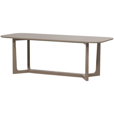WOOOD Deens Ovale Eettafel 'Ferion' Mangohout, 240 x 90cm, kleur Mud