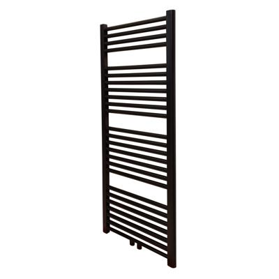 Viidako - Mikii Handdoekradiator - Mat Zwart - Rond - 1200x500 - Design - Kwaliteit