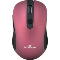 BLUESTORK Draadloze muis - 2,4 Ghz - 6 knoppen - Metallic pruim