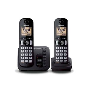 Panasonic KX-TGC222 DECT-telefoon Nummerherkenning Zwart