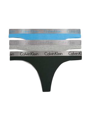 Calvin Klein - 3p Thong - BOZ, Maat:L