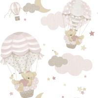 Cristiana Masi Happy Behang met luchtballonnen en beertjes - 14818
