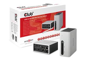 CLUB3D SenseVision USB 3.0 4K UHD Mini Docking Station