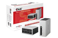 CLUB3D SenseVision USB 3.0 4K UHD Mini Docking Station - thumbnail