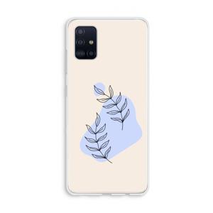 Leaf me if you can: Galaxy A51 4G Transparant Hoesje