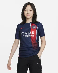 Paris Saint-Germain Shirt Thuis Junior 2023/2024 - Maat 128 - Kleur: DonkerblauwRood | Soccerfanshop