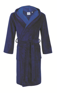 Carl Ross Carl Ross badjas unisex 42310 Royal Blue/Sky Blue M
