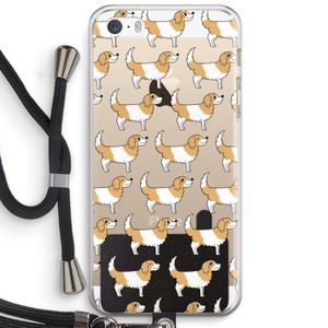 Doggy: iPhone 5 / 5S / SE Transparant Hoesje met koord