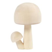 Creativ Company Gecombineerde houten paddestoelen
