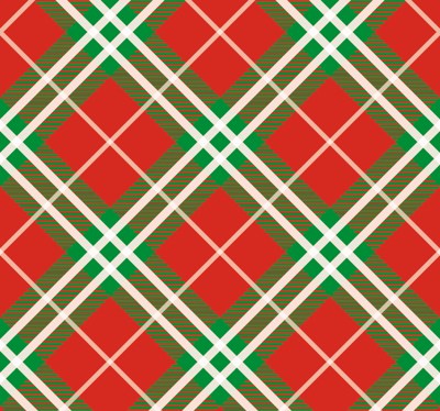 Behang klassiek Rode en groene schotse tartan