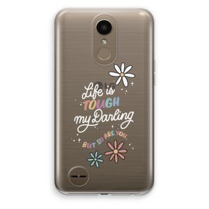 Tough Life: LG K10 (2017) Transparant Hoesje