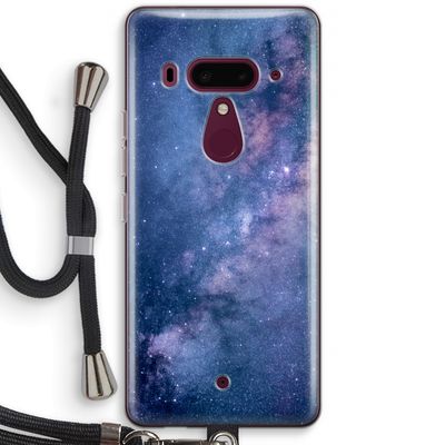 Nebula: HTC U12+ Transparant Hoesje met koord
