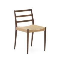 Kave Home Eetkamerstoel 'Analy' Eiken, kleur Walnoot