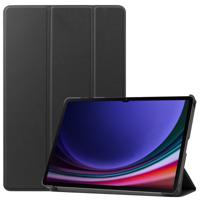 Accezz Trifold Bookcase Samsung Galaxy Tab S9 Tablethoesje Zwart - thumbnail