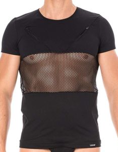 * LOOK ME Heren Shirt in combinatie met mesh