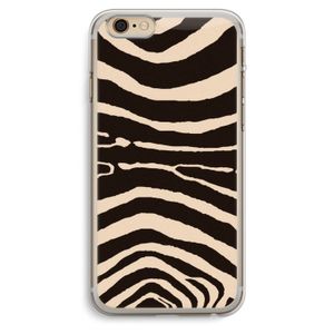 Arizona Zebra: iPhone 6 Plus / 6S Plus Transparant Hoesje