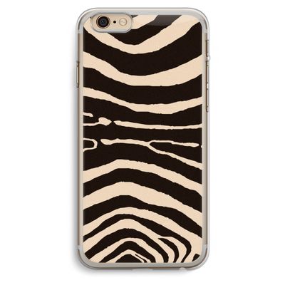 Arizona Zebra: iPhone 6 Plus / 6S Plus Transparant Hoesje