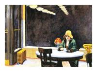 Kunstdruk Edward Hopper Automat 1927 40x30cm