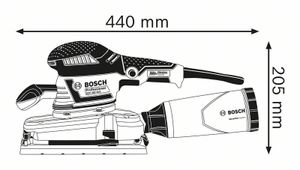 Bosch Blauw GSS 280 AVE Vlakschuurmachine | 350w 230x115mm | in L-Boxx - 0601292901