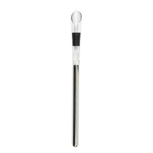 Wijnkoeler stick met schenktuit - RVS - 32 cm - koelstaaf - wijnfles koeler - wijstopper