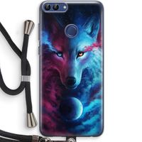 Where Light And Dark Meet: Huawei P Smart (2018) Transparant Hoesje met koord