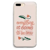 Optimistic flower girl: iPhone 7 Plus Transparant Hoesje