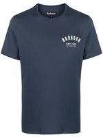 Barbour t-shirt à logo imprimé - Bleu - thumbnail