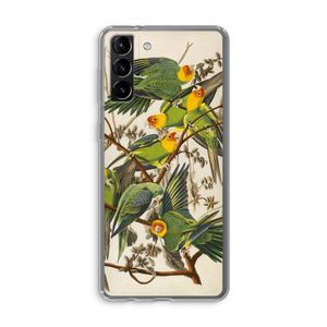 Carolinaparkiet: Samsung Galaxy S21 Plus Transparant Hoesje