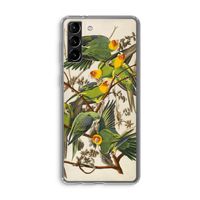 Carolinaparkiet: Samsung Galaxy S21 Plus Transparant Hoesje