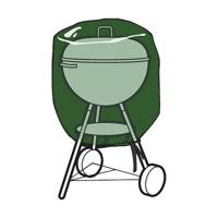 Beschermhoes voor barbecue Altadex Groen