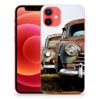 iPhone 12 Mini | Siliconen hoesje | met foto Vintage Auto