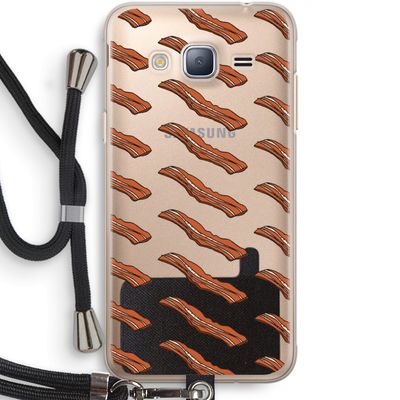 Bacon to my eggs #2: Samsung Galaxy J3 (2016) Transparant Hoesje met koord