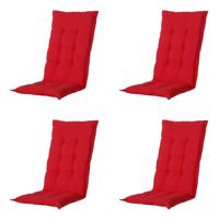 Kussen lage rug Panama rood 105 cm x 50 cm (4 stuks) Madison - Madison