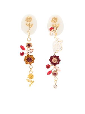 Amir Slama boucles d'oreilles serties de cristaux