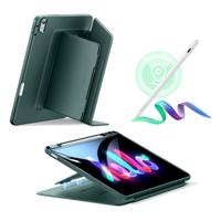 iPad Air 13" (M3) 2025 Bundle Flip Magnetic Case with Geo Digital Pencil - Green