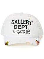 GALLERY DEPT. casquette à logo imprimé - Blanc - thumbnail