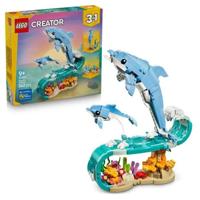 LEGO Creator 3-in-1 31385 Zeedieren: Prachtige dolfijnen - Bouwset voor kinderen vanaf 9 jaar