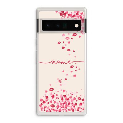 Hartjes en kusjes: Google Pixel 6 Pro Transparant Hoesje