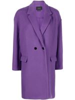 ISABEL MARANT manteau Efegozi à boutonnière croisée - Violet - thumbnail