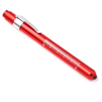 5 PC'S Mini Pocket penlight Torch licht LED zaklamp mond oor zorg inspectie lamp (rood)