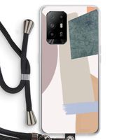 Lindo: Oppo A95 5G Transparant Hoesje met koord