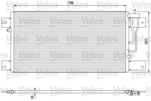 Valeo Airco condensor 815064
