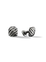 David Yurman boutons de manchette en argent sterling Sculpted Cable Cushion