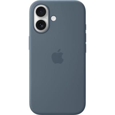 APPLE iPhone 17 - Siliconen hoesje met MagSafe - Ankerblauw