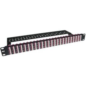 ACT Fiber panel high density 96 verbindingen / 192 fibers LC multimode OM4