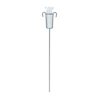 Regenmeter op metalen steel 80cm