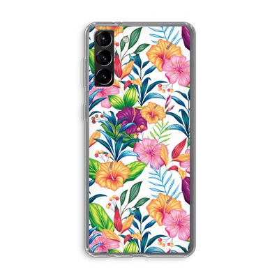 Tropisch 2: Samsung Galaxy S21 Plus Transparant Hoesje