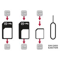 Celly SIMKITAD SIM-/geheugenkaartadapter Simkaartadapter - thumbnail