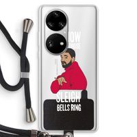 Sleigh Bells Ring: Huawei P50 Pro Transparant Hoesje met koord
